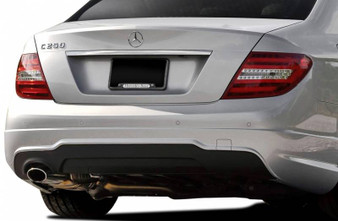 2008-2014 Mercedes C Class W204 Vaero C63 V2 Look Rear Bumper Cover ( with PDC ) - 1 Piece
