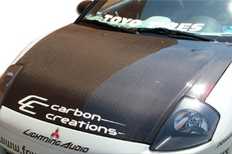 2000-2005 Mitsubishi Eclipse Carbon Creations OEM Look Hood - 1 Piece