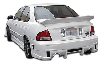 2000-2003 Nissan Sentra Duraflex Evo 4 Rear Bumper Cover - 1 Piece