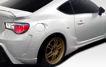 2013-2019 Scion FR-S Toyota 86 Subaru BRZ Duraflex W-1 Rear Fender Flares - 2 Piece