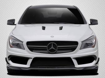 2014-2015 Mercedes CLA Class Carbon Creations Black Series Look Front Bumper Accessories - 4 Piece (S)