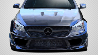 2014-2015 Mercedes CLA Class Carbon Creations Black Series Look Wide Body Front Bumper Accessories - 6 Piece (S)