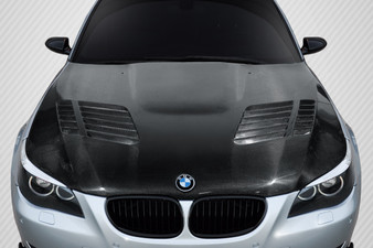2004-2010 BMW 5 Series E60 4DR Carbon Creations GTR Look Hood - 1 Piece