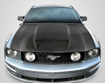2005-2009 Ford Mustang Carbon Creations DriTech CVX Version 2 Hood - 1 Piece