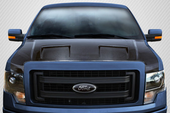 2009-2014 Ford F-150 Carbon Creations DriTech Ram Air Hood - 1 Piece