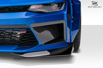 2016-2018 Chevrolet Camaro V8 Duraflex Grid Front Bumper Air Duct Extensions Add Ons Spat Extensions - 2 Piece
