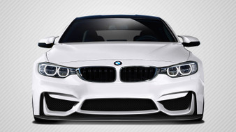 2014-2019 BMW 4 Series F32 Carbon Creations DriTech M4 Look Front Splitter ( must be used with M3 Look front bumper ) - 1 Piece