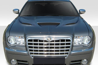 2005-2010 Chrysler 300 300c Duraflex Hellcat Look Hood - 1 Piece