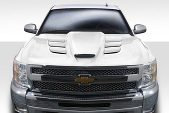 2007-2013 Chevrolet Silverado Duraflex Viper Look Hood - 1 Piece