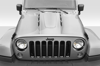 2007-2018 Jeep Wrangler Duraflex AVG Heat Expulsion Hood - 1 Piece