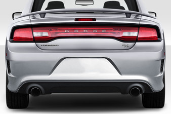 2011-2014 Dodge Charger Duraflex Hellcat Look Rear Bumper - 1 Piece