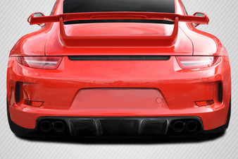 2012-2015 Porsche 911 Carrera 991 Carbon Creations DriTech GT3 Look Rear Bumper ( includes reflectors ) - 1 Piece