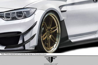 2014-2019 BMW 4 Series F32 AF-1 Wide Body Front Fenders - 6 Piece ( GFK )