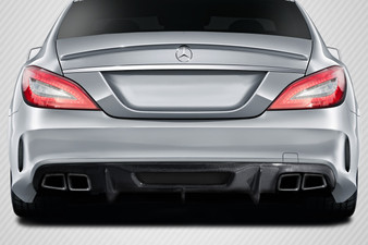 2012-2018 Mercedes W218 CLS63 Carbon AF-1 Rear Diffuser - 1 Piece ( CFP )