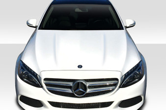 2015-2019 Mercedes C Class W205 Duraflex C63 Look Hood - 1 Piece