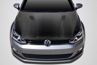 2015-2018 Volkswagen Golf Carbon Creations DriTech RV-S Hood - 1 Piece
