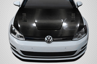 2015-2018 Volkswagen Golf Carbon Creations DriTech Element Hood - 1 Piece