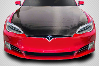 2016.5-2019 Tesla Model S Carbon Creations DriTech OEM Look Hood - 1 Piece