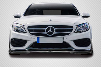 2015-2018 Mercedes C Class W205 Carbon Creations DriTech Fortune Front Lip - 1 Piece ( For AMG Bumper only)