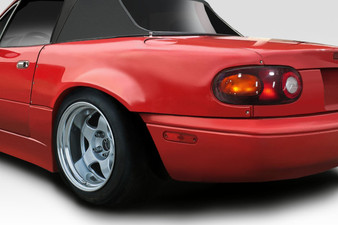 1990-1997 Mazda Miata Duraflex Afterburner 40mm Rear Fender Flares - 2 Piece