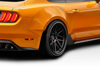2015-2019 Ford Mustang Couture Grid Wide Body Rear Fender Flares - 4 piece