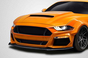 2018-2019 Ford Mustang Carbon Creations Grid Front Lip Under Spoiler - 1 Piece