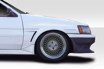 1984-1987 Toyota Corolla Levin 2DR / HB Duraflex JB Sport 20mm Front Fenders - 2 Piece