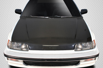 1988-1991 Honda Civic HB CR-X Carbon Creations JDM OEM Look Hood - 1 Piece