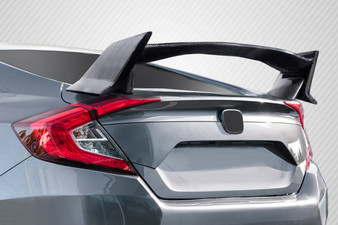 2006-2015 Honda Civic 4DR Carbon Creations Type R Style Rear Wing Spoiler - 1 Piece