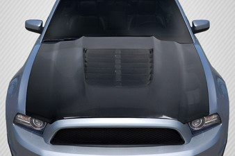 2013-2014 Ford Mustang / 2010-2014 Mustang GT500 Carbon Creations GT500 V2 Hood - 1 Piece