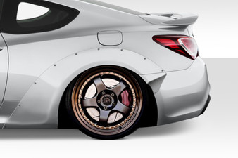 2010-2016 Hyundai Genesis Coupe 2DR Duraflex MSR V2 70mm Rear Fender Flares - 4 Piece