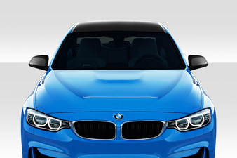 2012-2018 BMW 3 F30 3 Series / 2014-2020 4 Series F32 Duraflex GTS Look Hood - 1 Piece