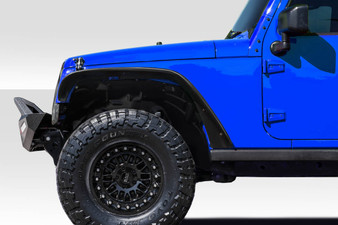 2007-2018 Jeep Wrangler Duraflex Rugged Front Fenders - 2 Piece