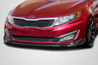 2010-2013 Kia Optima Carbon Creations Wing Type Front Lip - 2 piece