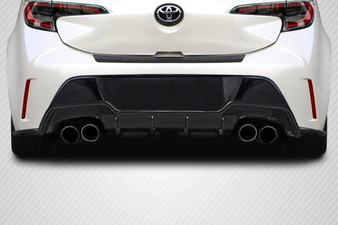 2019-2021 Toyota Corolla Hatchback Carbon Creations A Spec Rear Diffuser - 3 Piece