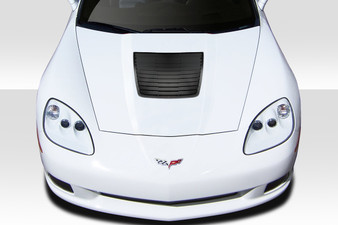 2005-2013 Chevrolet Corvette C6 Duraflex GTV Hood Vent - 1 Piece