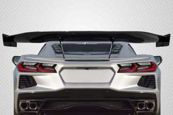 2020-2022 Chevrolet Corvette C8 Carbon Creations Gran Veloce GT Rear Wing Spoiler - 5 Piece