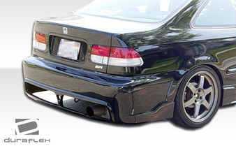 1996-2000 Honda Civic 2dr / 4DR Duraflex JDM Buddy Rear Bumper Cover - 1 Piece (S)