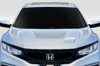 2016-2021 Honda Civic Duraflex Time Attack Hood - 1 Piece