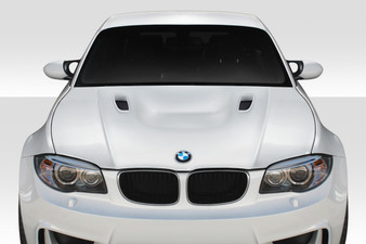 2008-2013 BMW 1 Series M Coupe E82 E88 Duraflex E92 M3 Look Hood - 1 Piece