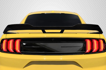 2015-2023 Ford Mustang Coupe Carbon Creations Performance PP1 Wicker Rear Wing Spoiler - 1 Piece