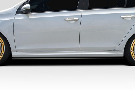 2010-2014 Volkswagen Golf GTI Duraflex Rabbet Side Skirt Splitters - 2 Piece