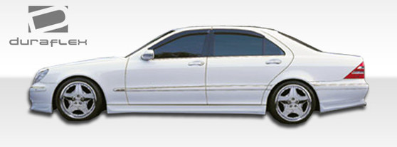 2000-2006 Mercedes S Class W220 Duraflex BR-S Side Skirts Rocker Panels (base model) - 2 Piece (S)