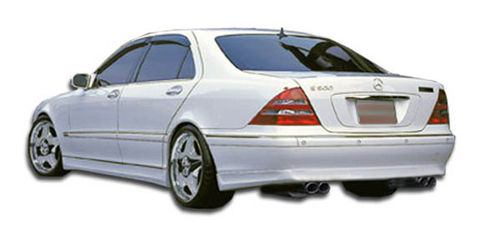 2000-2002 Mercedes S Class W220 Duraflex BR-S Rear Lip Under Spoiler Air Dam - 1 Piece (S)