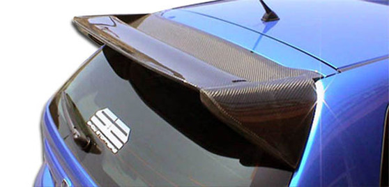 2002-2005 Honda Civic Si HB Carbon Creations Type M Roof Window Wing Spoiler - 1 Piece