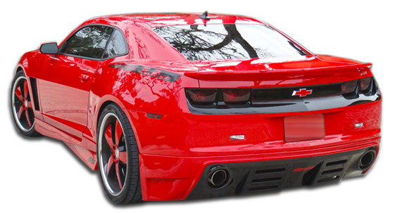 2010-2013 Chevrolet Camaro V8 Duraflex Racer Rear Lip Under Spoiler Air Dam - 1 Piece