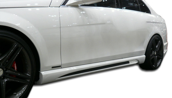 2008-2014 Mercedes C Class W204 Duraflex W-1 Side Skirts Rocker Panels - 2 Piece