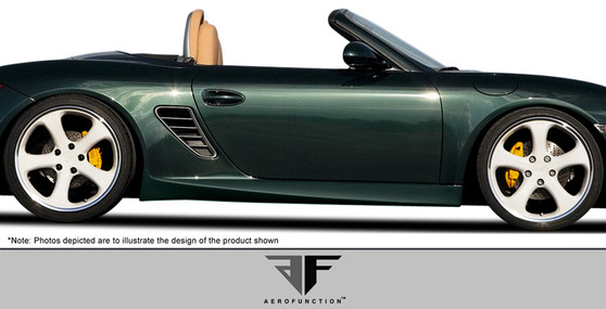 2005-2012 Porsche Boxster Urethane AF-1 Side Skirts ( PUR-RIM ) - 2 Piece - (S)