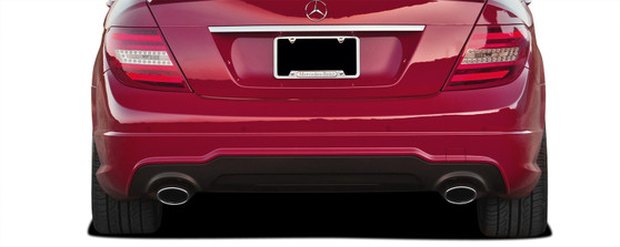 2008-2014 Mercedes C Class W204 C350 Vaero C63 V2 Look Rear Bumper Cover ( with PDC ) - 2 Piece