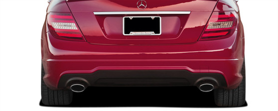 2008-2014 Mercedes C Class W204 C350 Vaero C63 V2 Look Rear Bumper Cover ( without PDC ) - 2 Piece